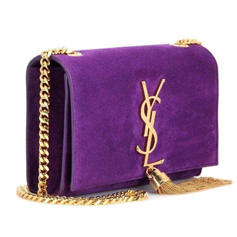 purple ysl bag|ysl purple denim bag.